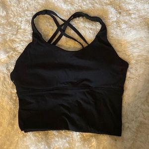 NVGTN 🖤 Black Sports Bra/Crop Tank